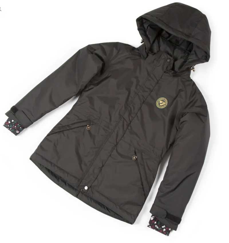 Aubrion Woodford Coat - Young Rider charcoal